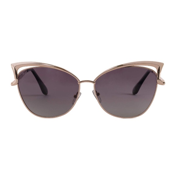 Gold Frame Cat Eye Statement Sunnies - Picture 2 of 4
